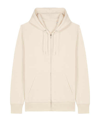 Unisex Custom Printed or Embroidered Organic Recycled Zip-Up Hoodie
