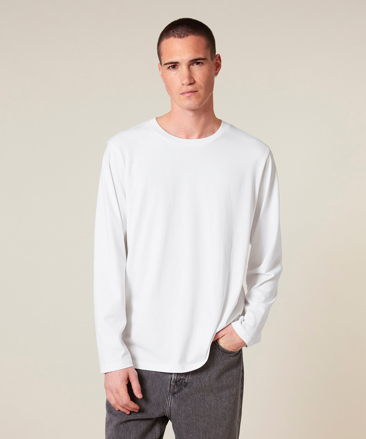 Unisex Custom Printed Organic Premium Long Sleeve T-Shirt
