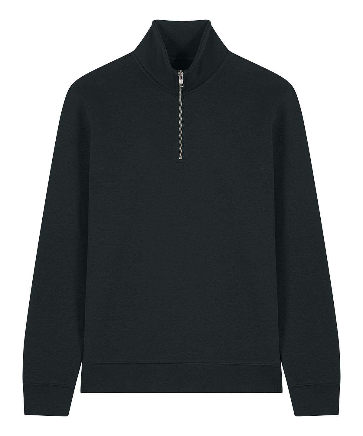 Unisex Custom Printed or Embroidered Organic Recycled Quarter Zip Sweatshirt