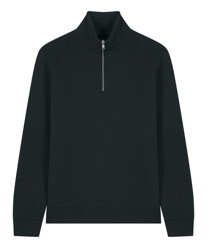 Unisex Custom Printed or Embroidered Organic Recycled Quarter Zip Sweatshirt