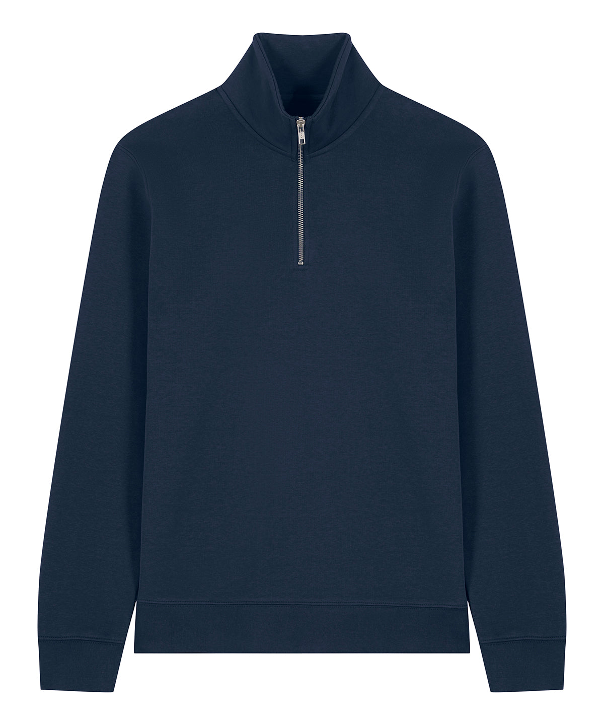 Unisex Custom Printed or Embroidered Organic Recycled Quarter Zip Sweatshirt