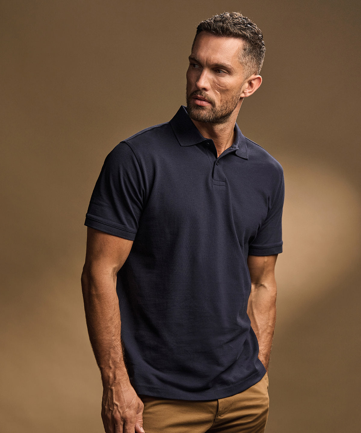 Unisex Custom Printed or Embroidered Organic Heavyweight Polo Shirt