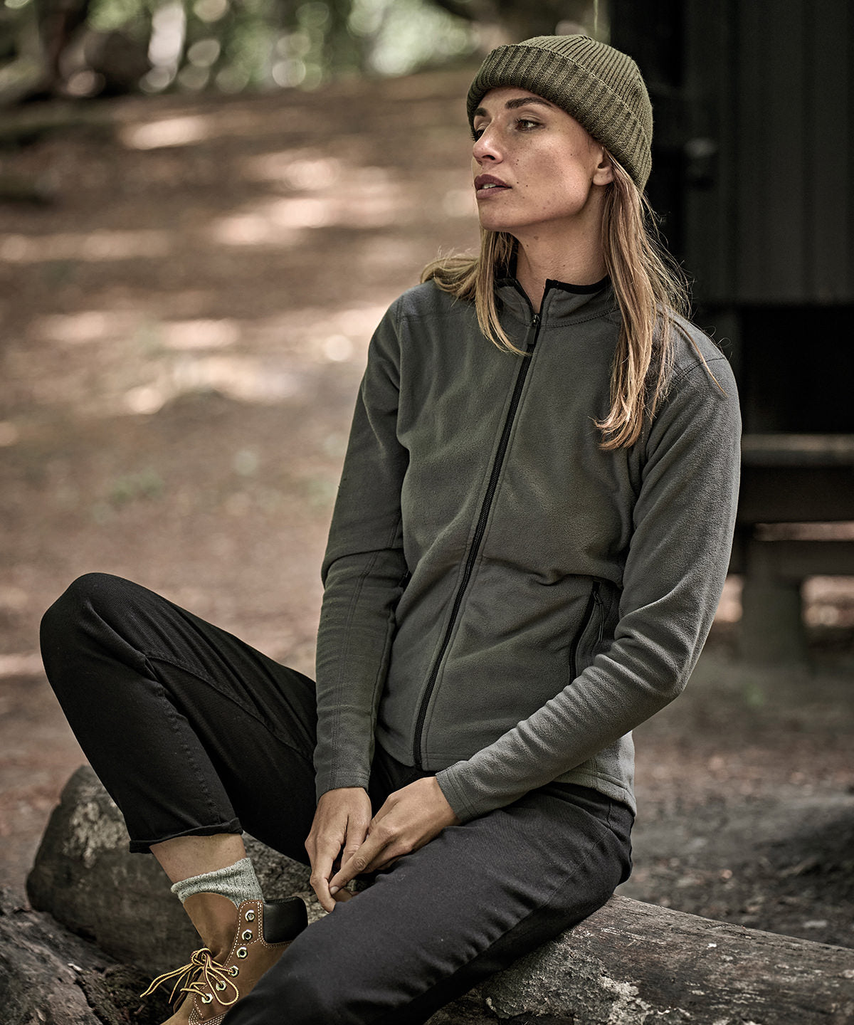 Women's Custom Printed or Embroidered Organic Recycled Fleece Jacket