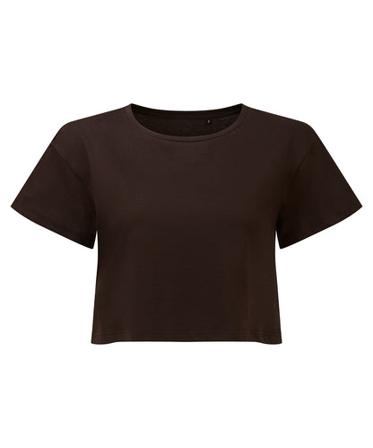 Women’s Custom Printed Organic Performance Cropped T-Shirt