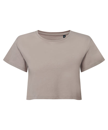 Women’s Custom Printed Organic Performance Cropped T-Shirt