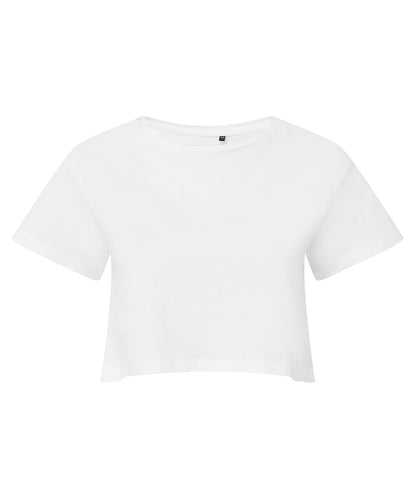 Women’s Custom Printed Organic Performance Cropped T-Shirt