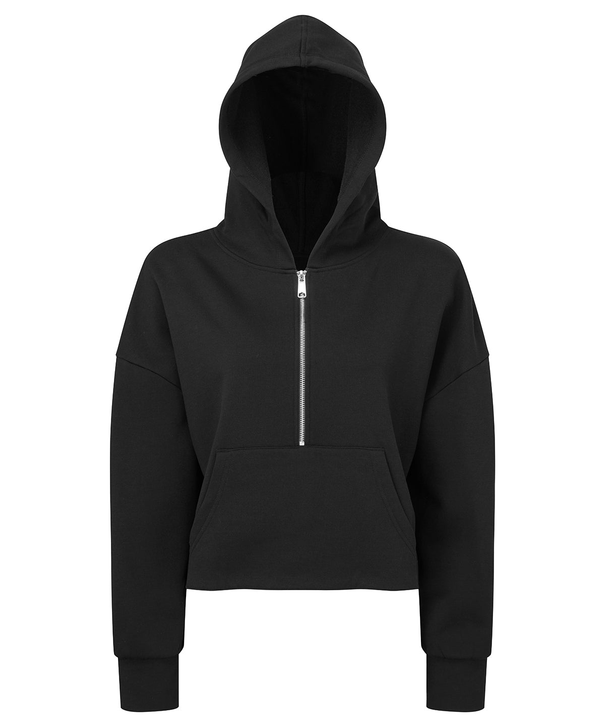 Women’s Custom Printed or Embroidered Organic Fleece Quarter Zip Hoodie