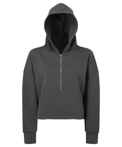 Women’s Custom Printed or Embroidered Organic Fleece Quarter Zip Hoodie