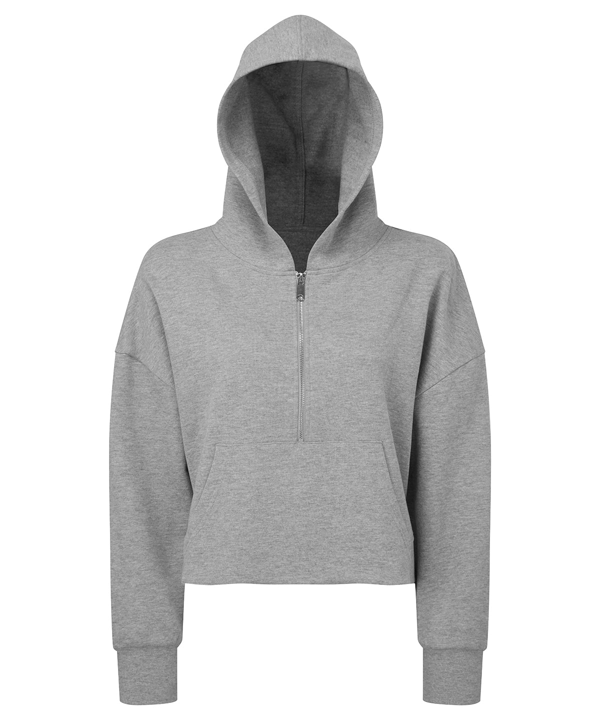 Women’s Custom Printed or Embroidered Organic Fleece Quarter Zip Hoodie