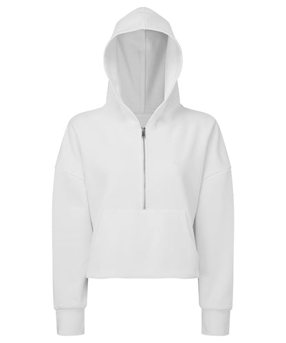 Women’s Custom Printed or Embroidered Organic Fleece Quarter Zip Hoodie