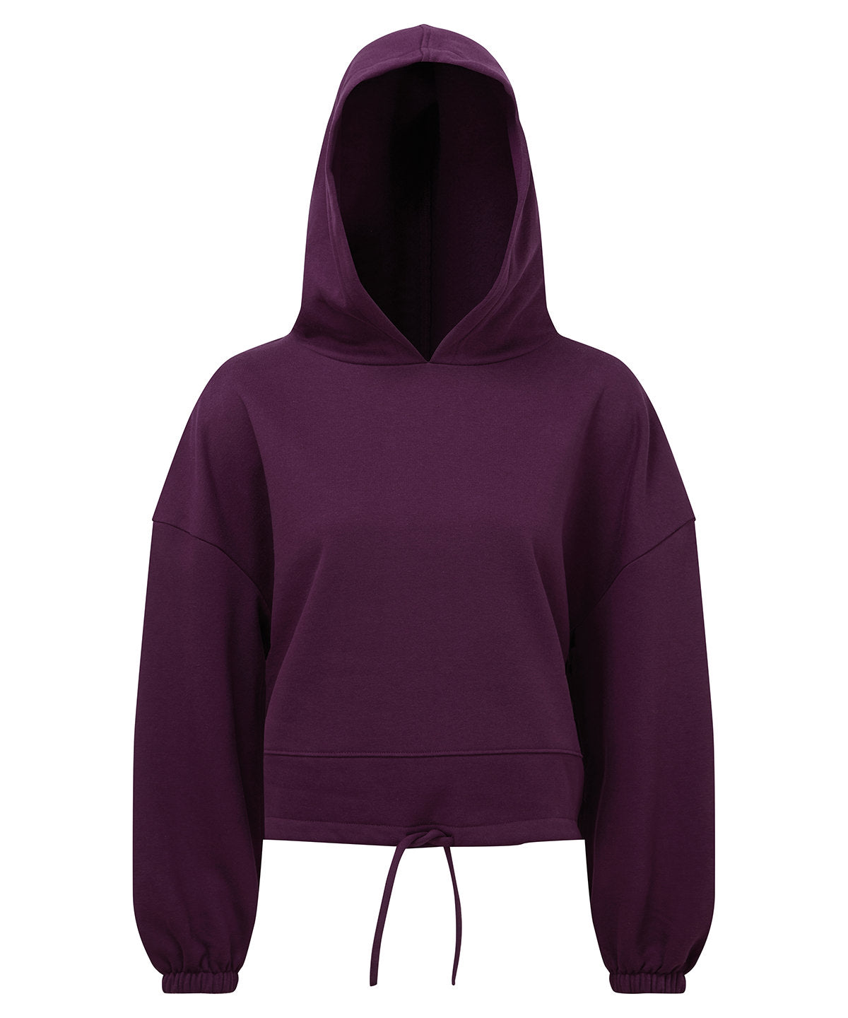 Women’s Custom Printed or Embroidered Organic Performance Cropped Hoodie