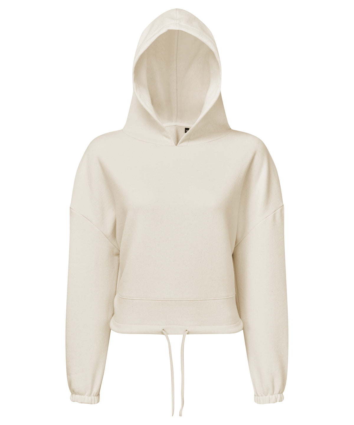 Women’s Custom Printed or Embroidered Organic Performance Cropped Hoodie