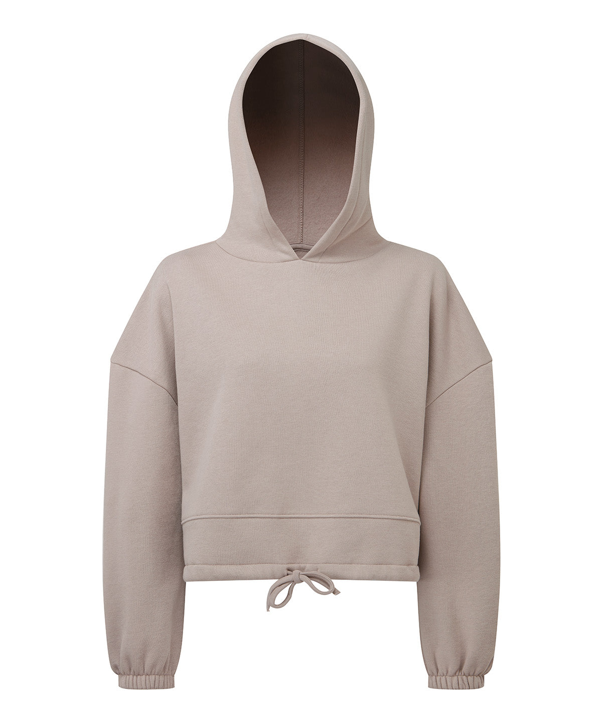 Women’s Custom Printed or Embroidered Organic Performance Cropped Hoodie