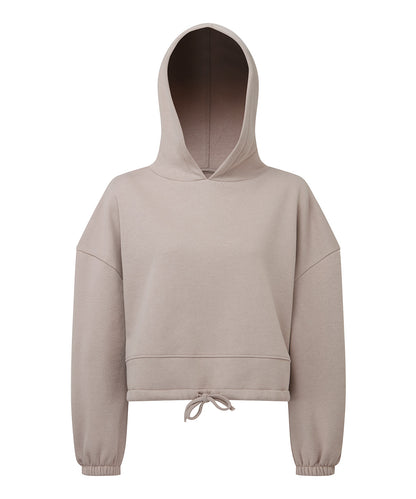 Women’s Custom Printed or Embroidered Organic Performance Cropped Hoodie