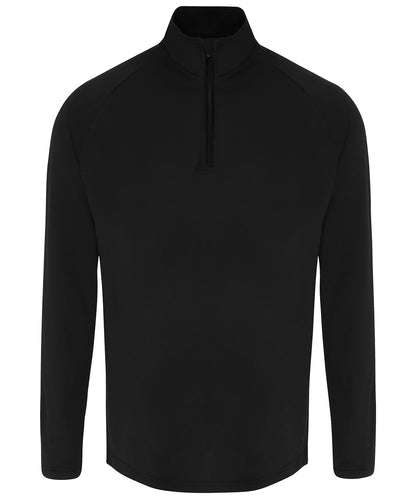 Men’s Custom Printed Performance Long Sleeve Quarter Zip Training Top