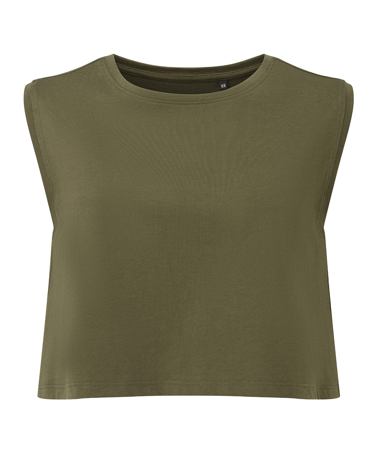 Women’s Custom Printed Organic Cropped Vest