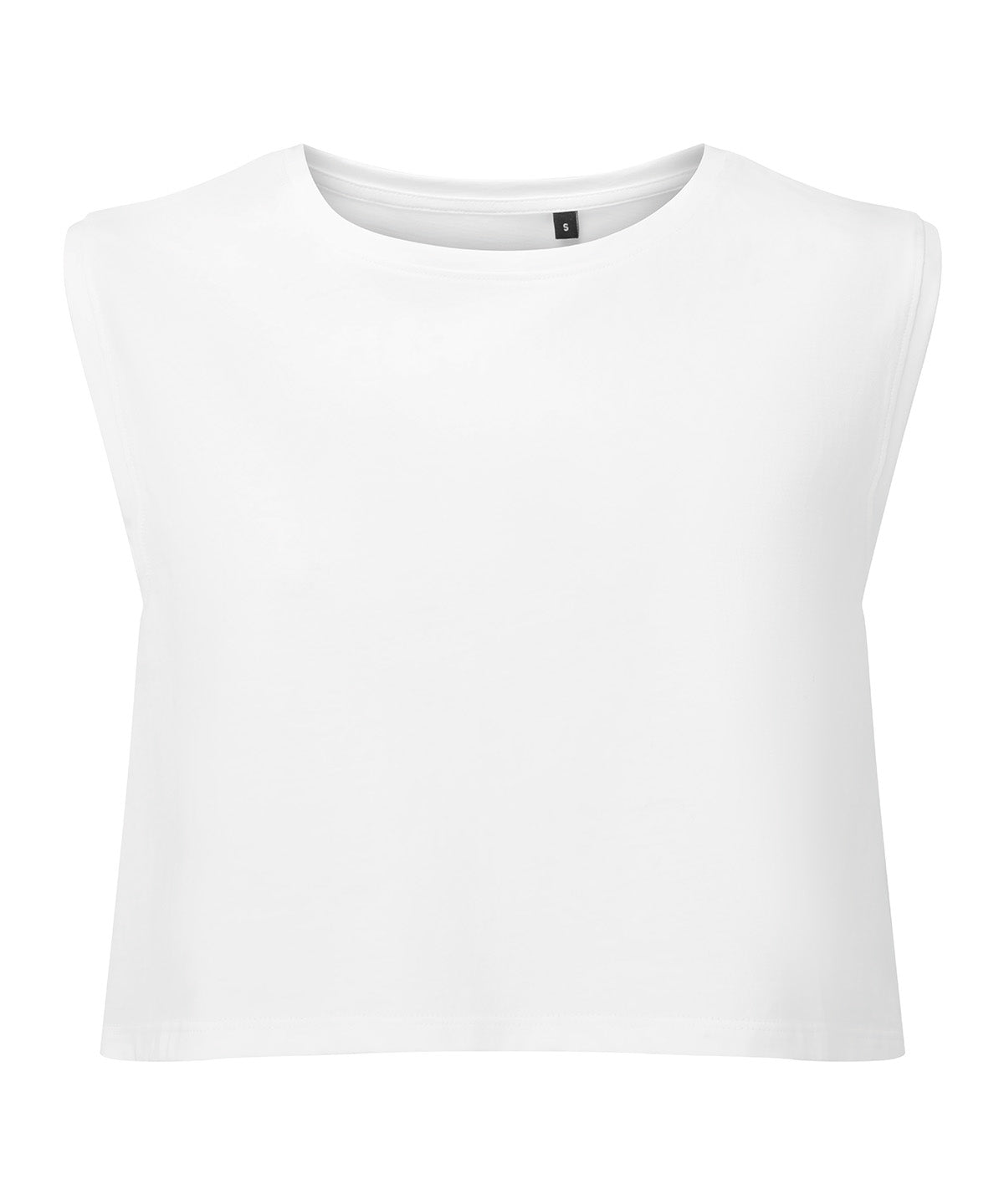 Women’s Custom Printed Organic Cropped Vest