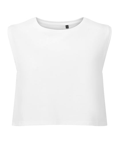Women’s Custom Printed Organic Cropped Vest