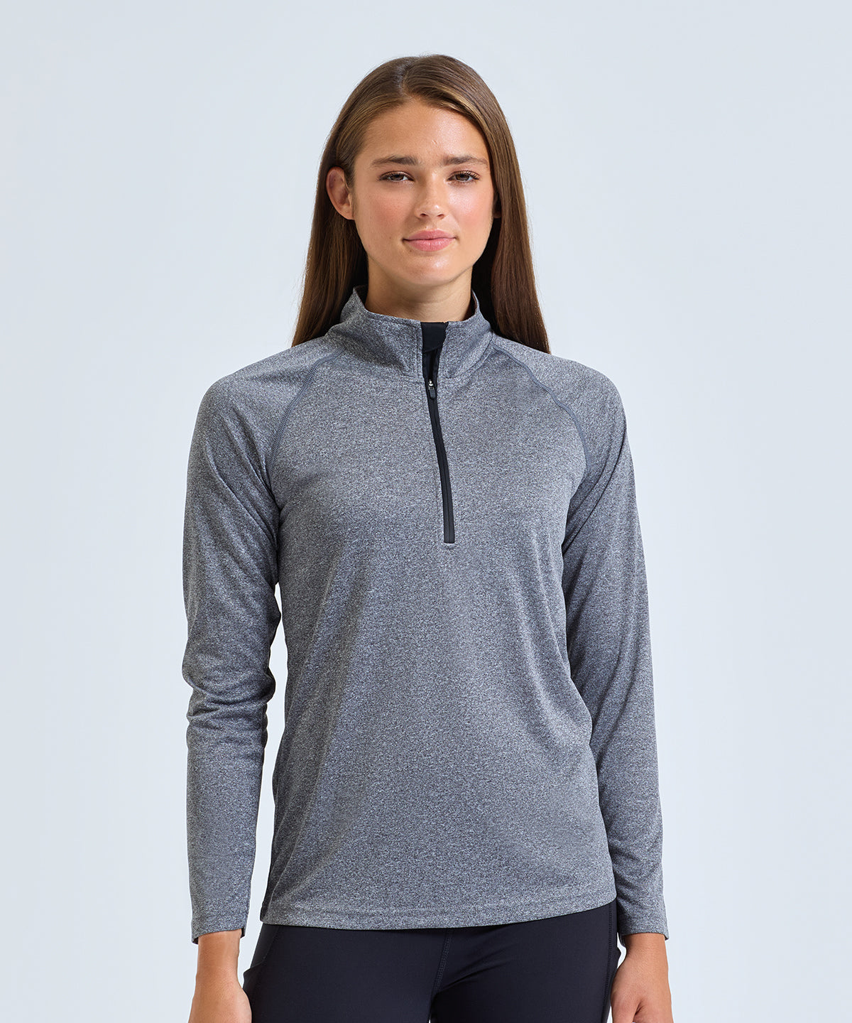 Women’s Custom Printed Performance Long Sleeve Quarter Zip Training Top