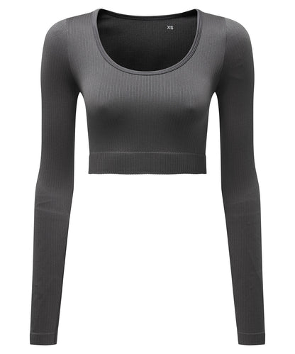Women’s Custom Printed Performance Cropped Seamless T-Shirt