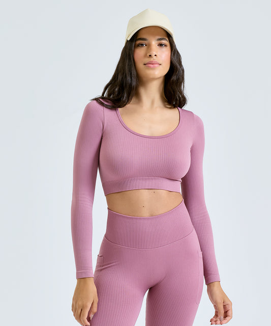 Women’s Custom Printed Performance Cropped Seamless T-Shirt