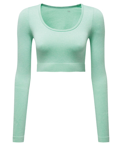 Women’s Custom Printed Performance Cropped Seamless T-Shirt