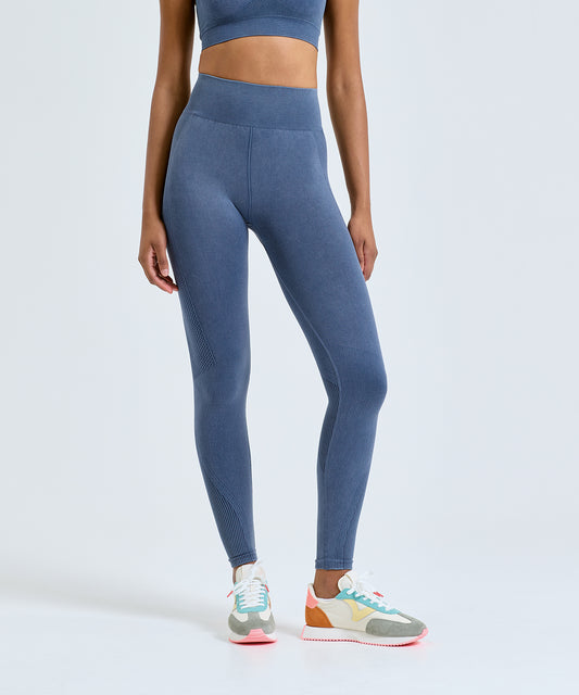 Women’s Custom Printed Performance Seamless Denim Leggings