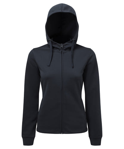 Women's Custom Printed or Embroidered Organic Performance Zip-Up Hoodie