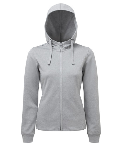Women's Custom Printed or Embroidered Organic Performance Zip-Up Hoodie