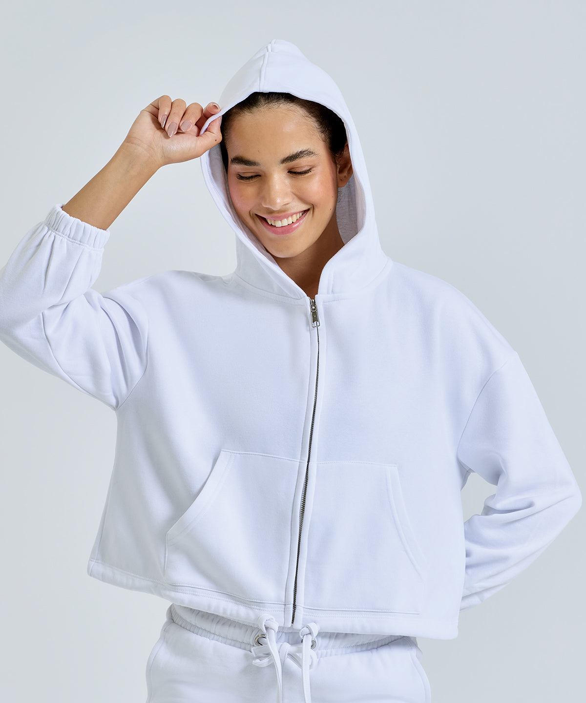 Women’s Custom Printed or Embroidered Organic Recycled Fleece Hoodie
