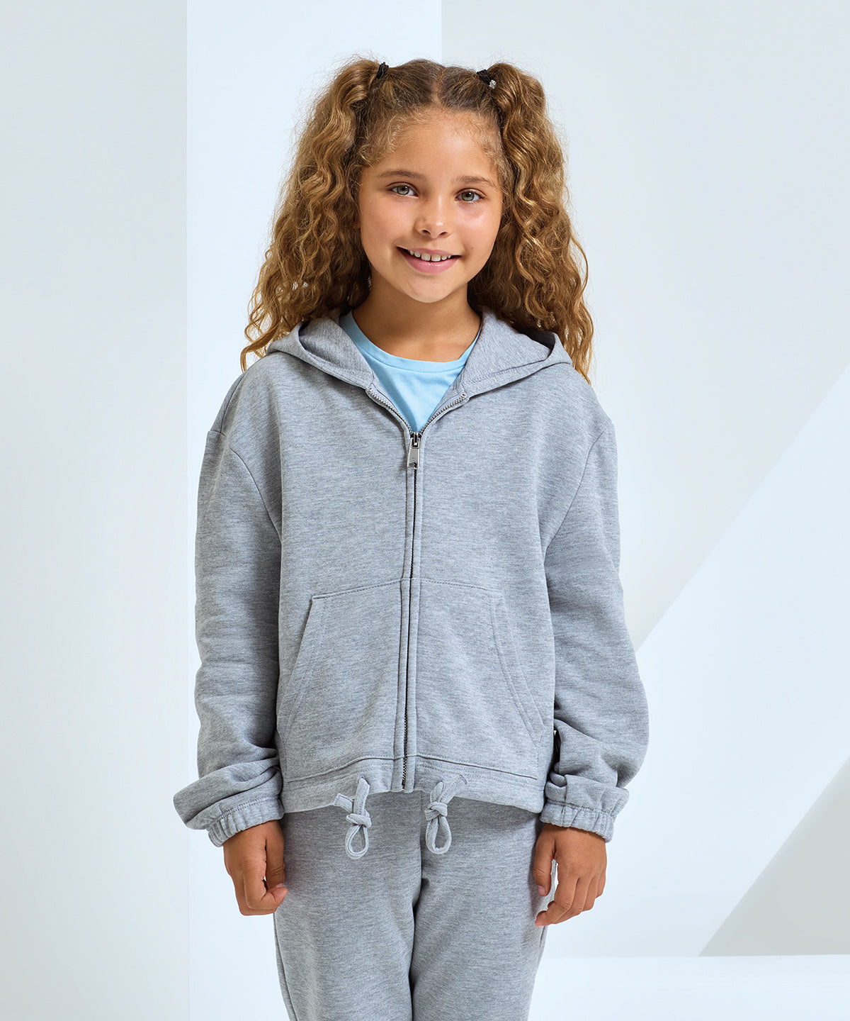Kids Custom Printed or Embroidered Organic Recycled Fleece Hoodie