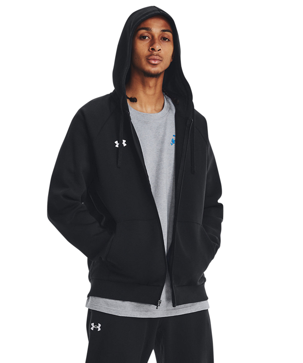 Unisex Custom Printed or Embroidered Heavyweight Lightweight Zip-Up Hoodie