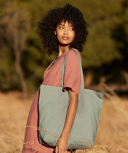White organic cotton inco. maxi bag for life front view