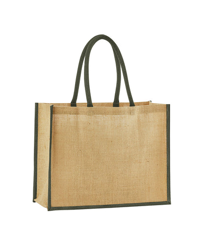 Natural Starched Jute Classic Shopper