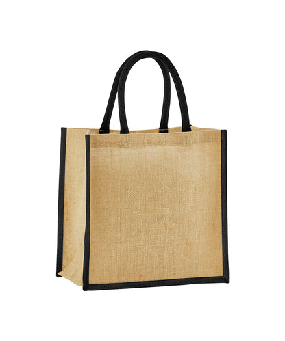 Natural Starched Jute Mini Gift Bag