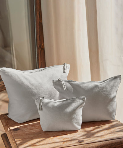 Off White canvas accessory bag front view