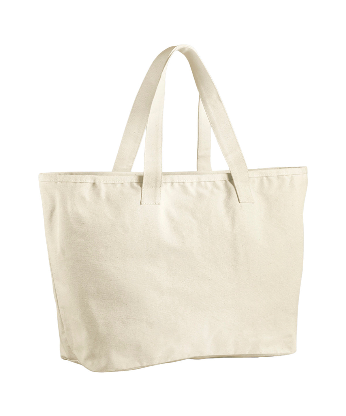 Custom Printed Zip-Up Tote Bag