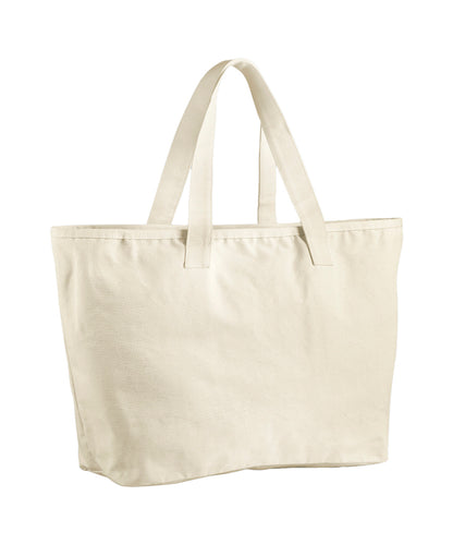 Custom Printed Zip-Up Tote Bag