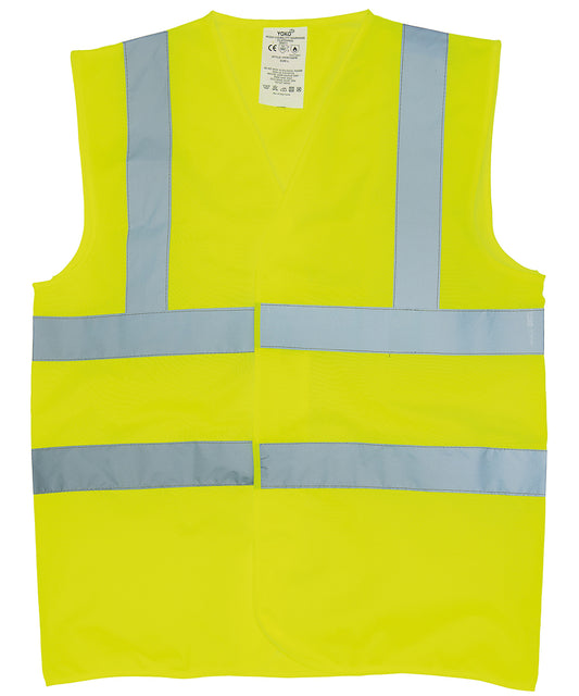 Unisex Custom Printed Hi-Vis Safety Vest