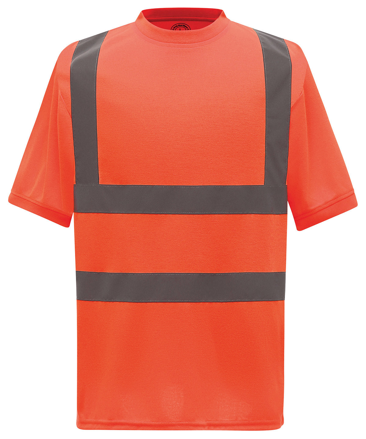 Yellow hi-vis short sleeve t-shirt (hvj410) front view