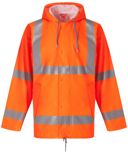 Hi-Vis Soft Flex Breathable U-Dry Jacket (Hvs450