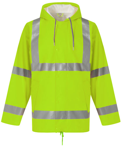 Hi-Vis Soft Flex Breathable U-Dry Jacket (Hvs450