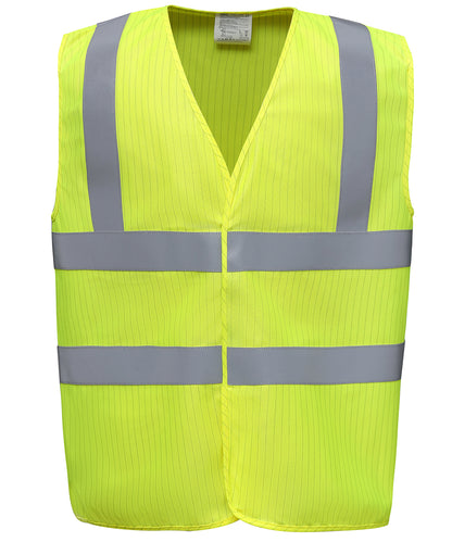 Hi-Vis Flame-Retardant Anti-Static Waistcoat (Hvw100Asfr)