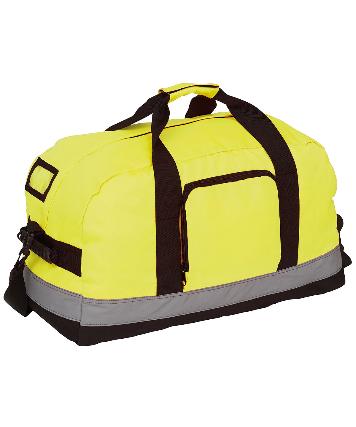 Yellow hi-vis seattle holdall (yk2518) front view