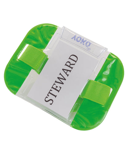 Silver id armbands (id03) front view